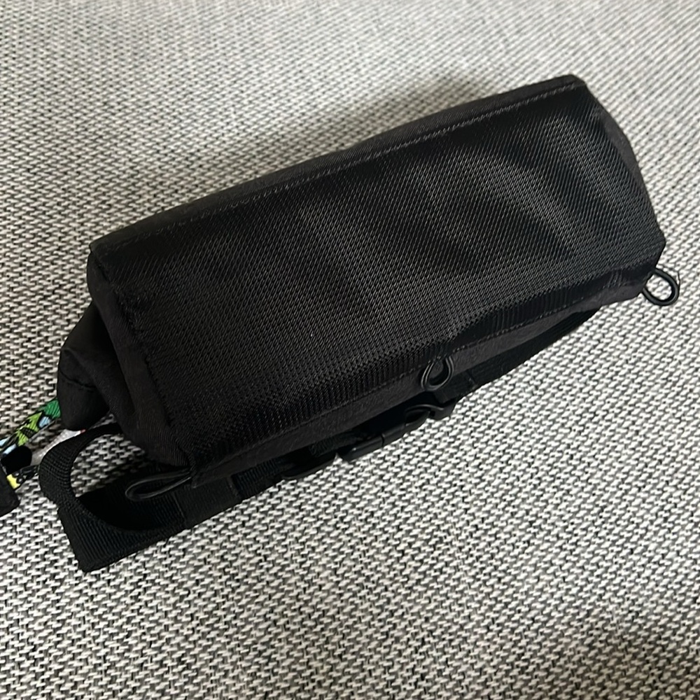 ZIPIT Lenny Pencil Case - Black with Colorful Interior and waist strap New! - Picture 6 of 10